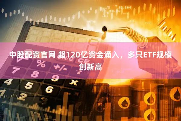 中股配资官网 超120亿资金涌入，多只ETF规模创新高